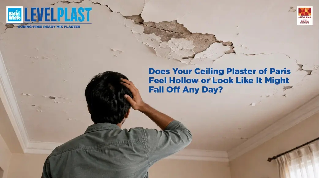 Does Your Ceiling Plaster of Paris Feel Hollow or Look Like It Might Fall Off Any Day? 