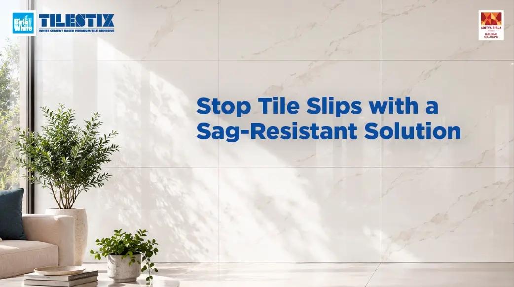 Have you ever looked at your bathroom or kitchen wall and felt a tile slowly inches its way down, leaving an ugly, dark gap behind? 
