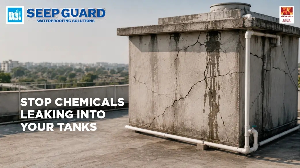 Your Overhead Tank Has Cracks, and Chemicals Are Leaking into Your Drinking Water—Is There a Certified Roof Leakage Solution Safe for Your Family?