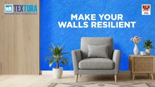 You love the look of textures, but they seem to crack. Is there an option that is more resilient?