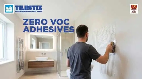 Your spouse has allergies. Are there odorless adhesives that won't trigger a reaction during or after installation?