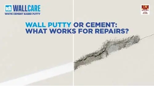Can Wall Putty Replace Cement for Surface Repairs? 
