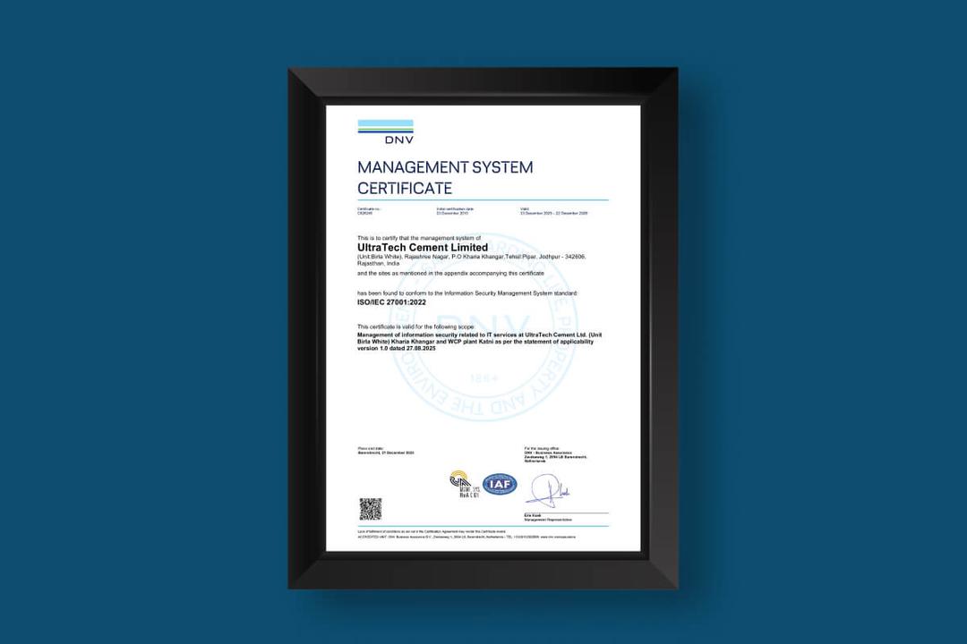 Management System Certificate - 2025